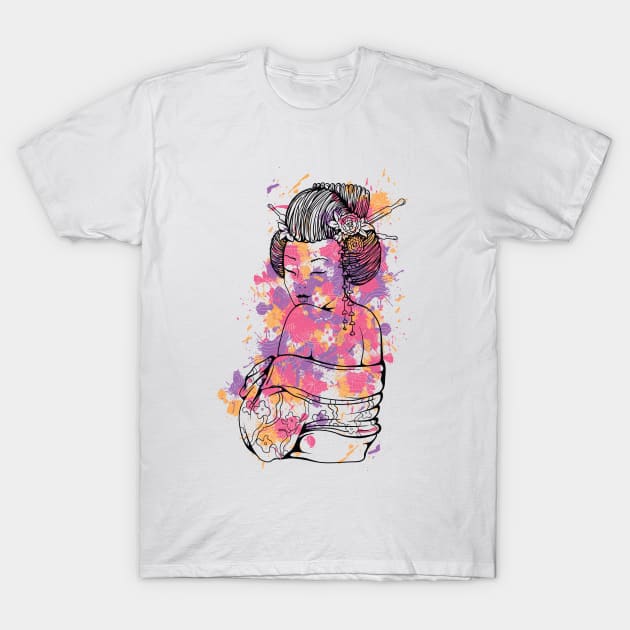 Oriental Girl T-Shirt by NiceIO